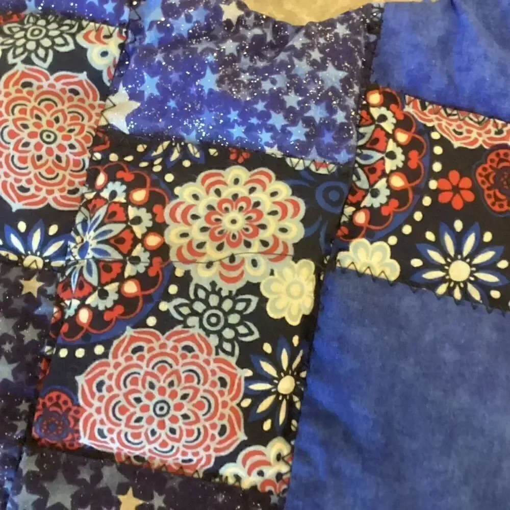 NWOT. Hand Crafted Quilted Reversible Baby Bib $12 ea. or 3/$25